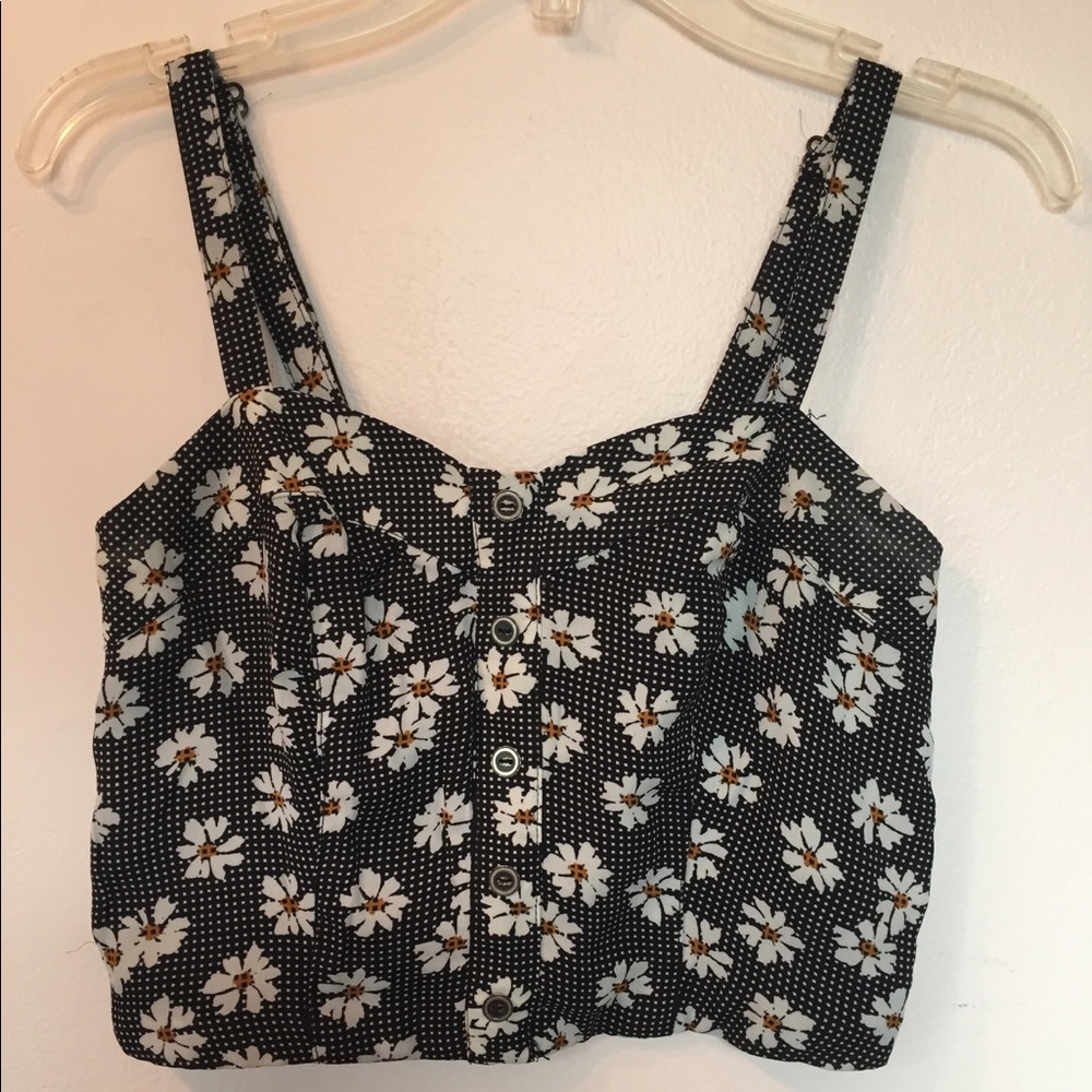 Foral crop top